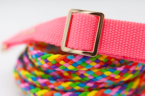 Rosa halsband 25 mm