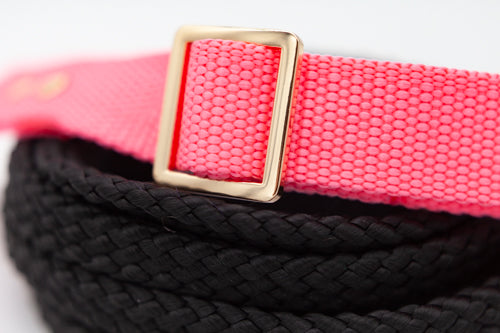 Rosa halsband 25 mm