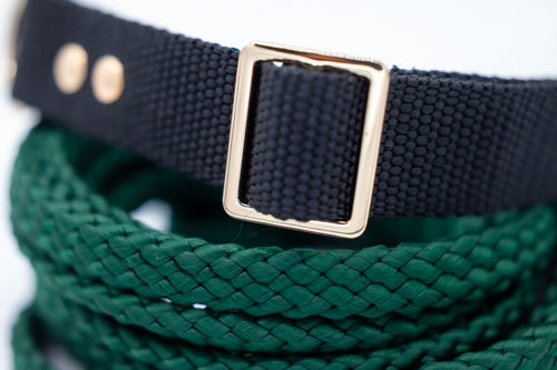 Svart halsband 25 mm