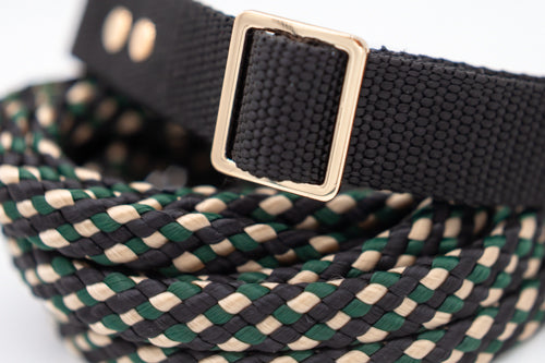 Svart halsband 25 mm