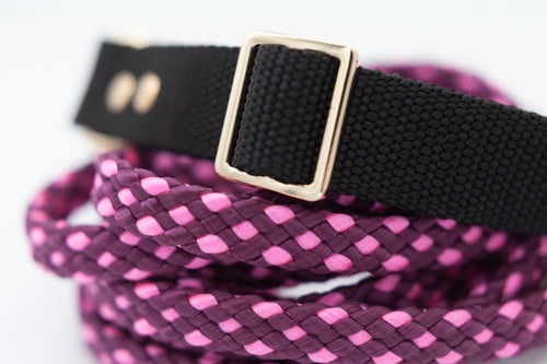 Svart halsband 25 mm