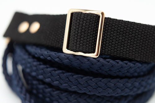Svart halsband 25 mm