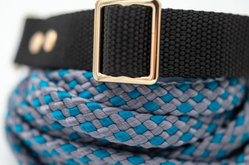 Svart halsband 25 mm