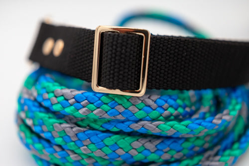 Svart halsband 25 mm