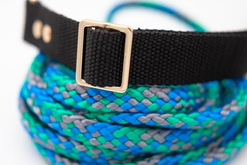 Svart halsband 25 mm