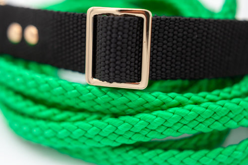 Svart halsband 25 mm
