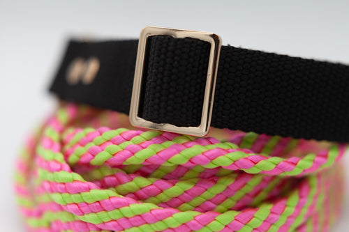 Svart halsband 25 mm