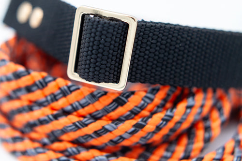 Svart halsband 25 mm