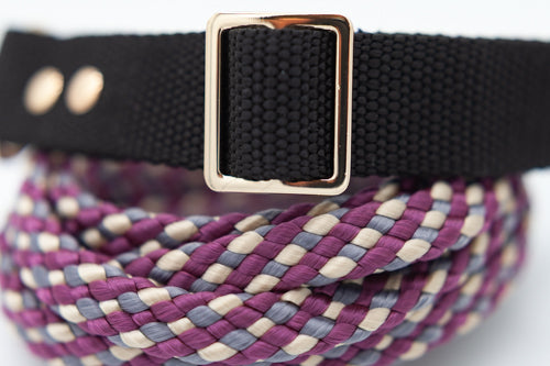 Svart halsband 25 mm
