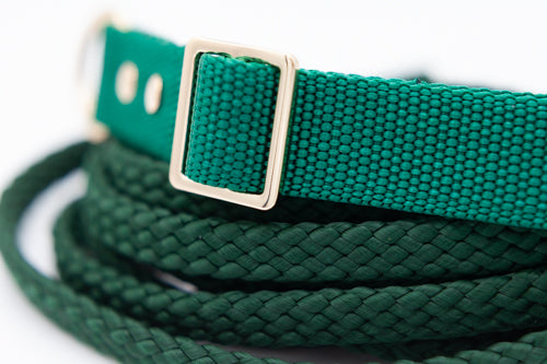 Blågrönt halsband 25 mm