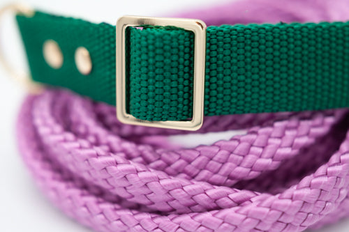 Blågrönt halsband 25 mm