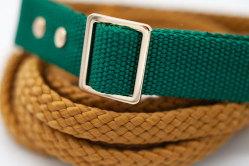 Blågrönt halsband 25 mm