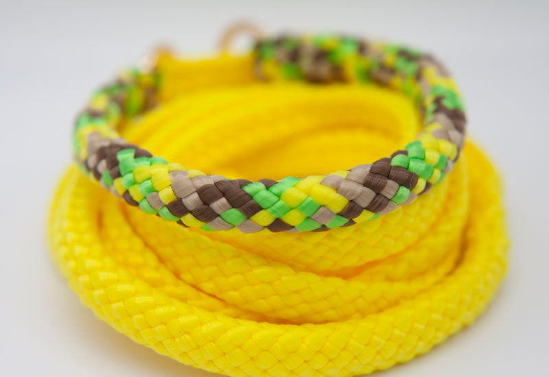 Gult med matchande halsband
